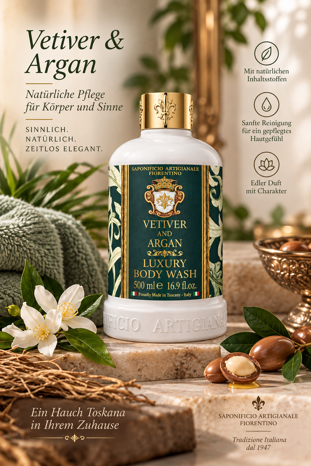 saponificio-artigianale-fiorentino-vetiver-argan-duschgel-500-ml-holzig image 2
