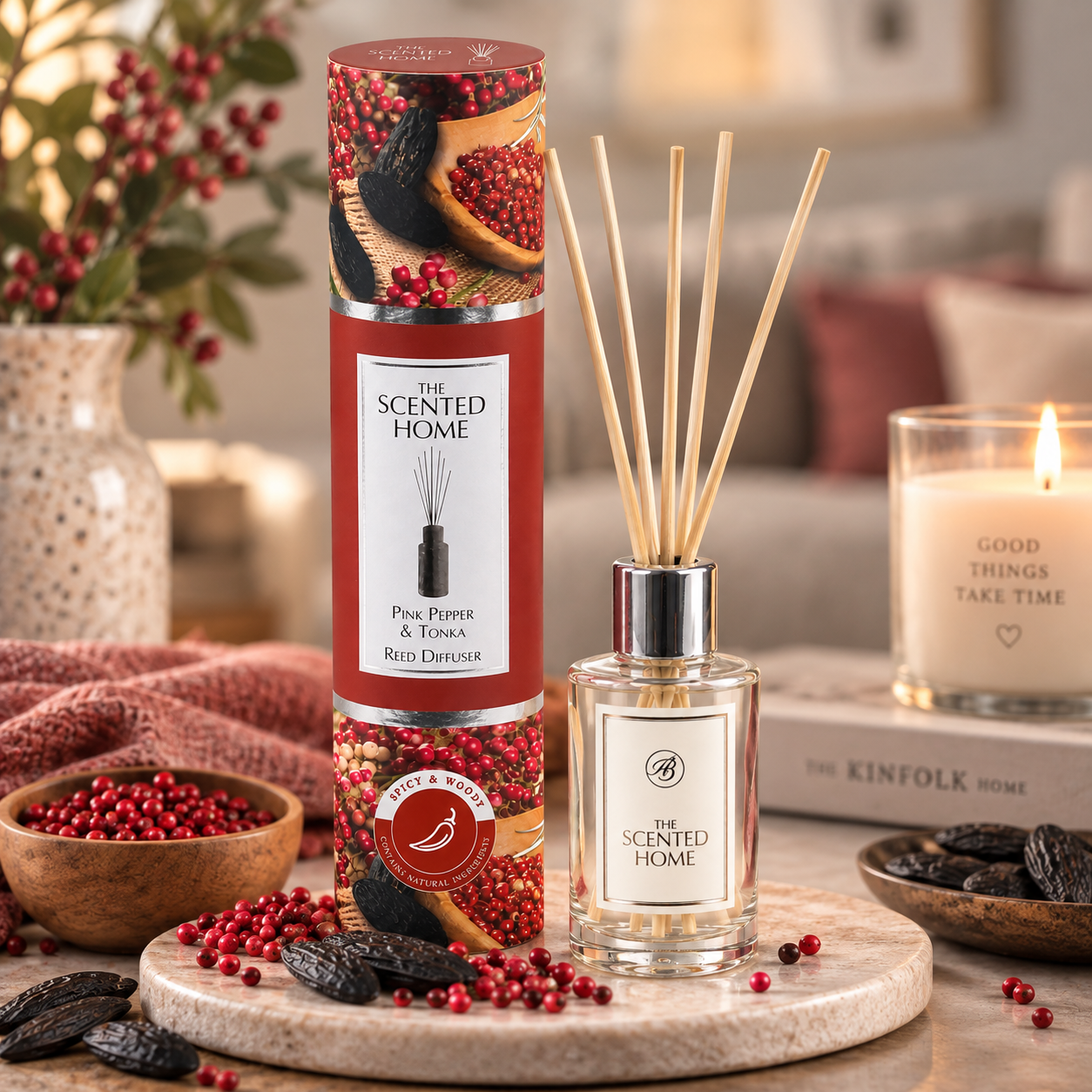 the-scented-home-raumduft-pink-pepper-tonka-diffuser-150-ml image 3