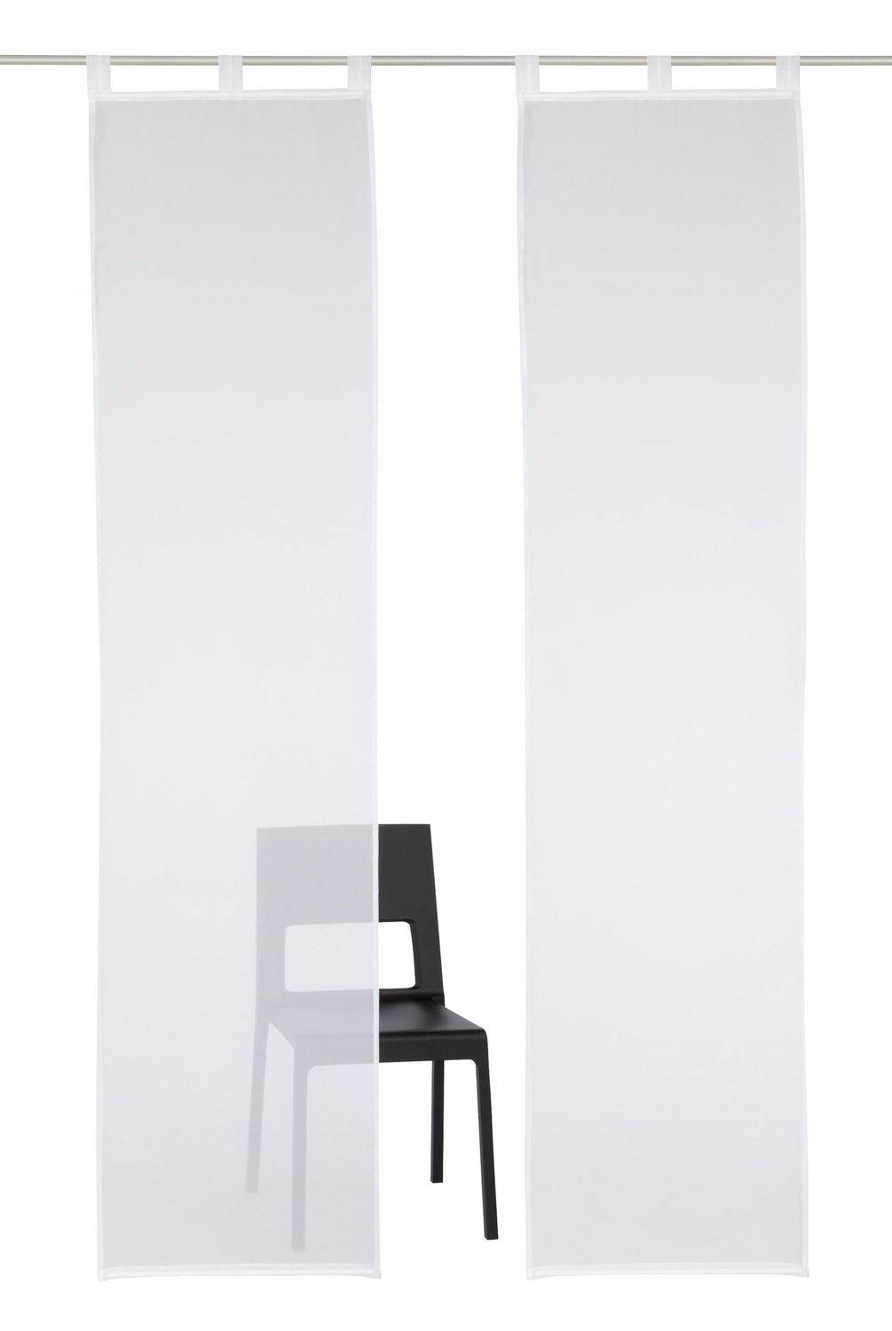 my-home-schiebegardine-xanten-voile-wei-60x225-cm-2er image 1
