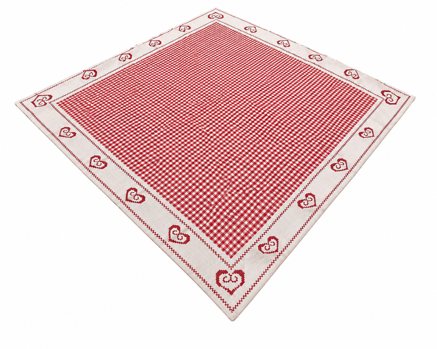 hossner-herzkaro-tischdecke-rot-85x85-mitteldecke image 3