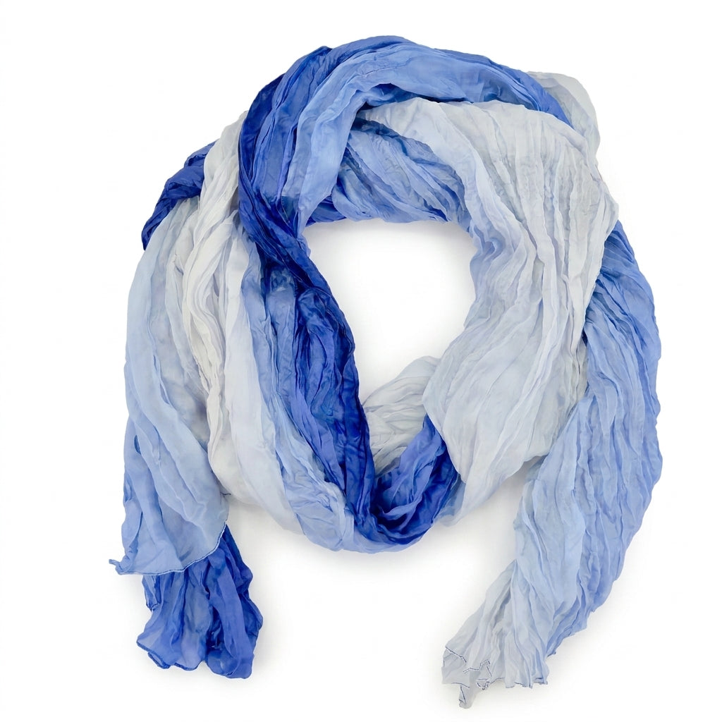 samis-seiden-crash-schal-blau-180x40-seide-farbverlauf image 1