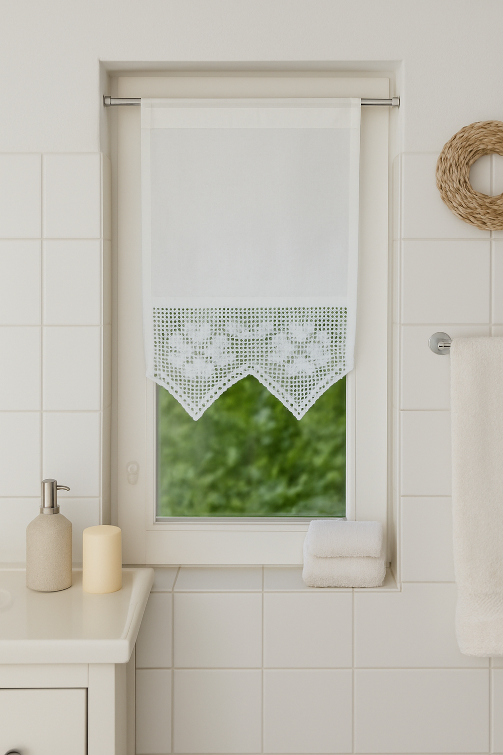 nesbel-vintage-gardine-mit-h-kelspitze-35x45-cm-scheibengardine-halbtransparent image 1