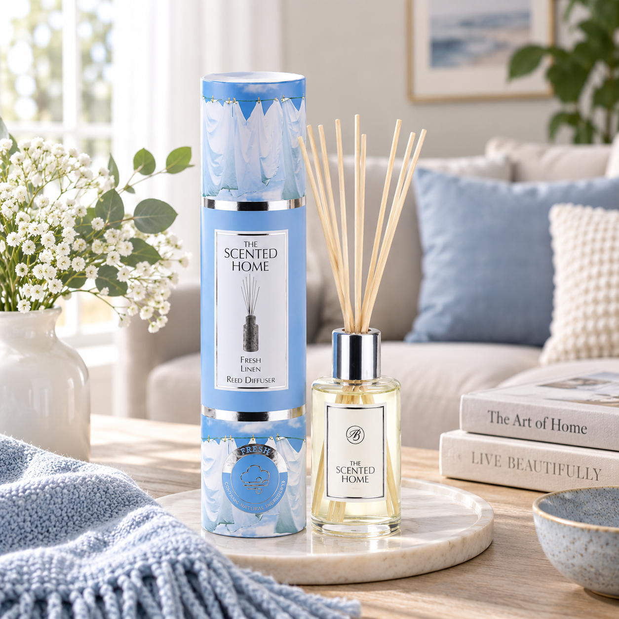 the-scented-home-fresh-linen-duftdiffuser-150-ml image 3