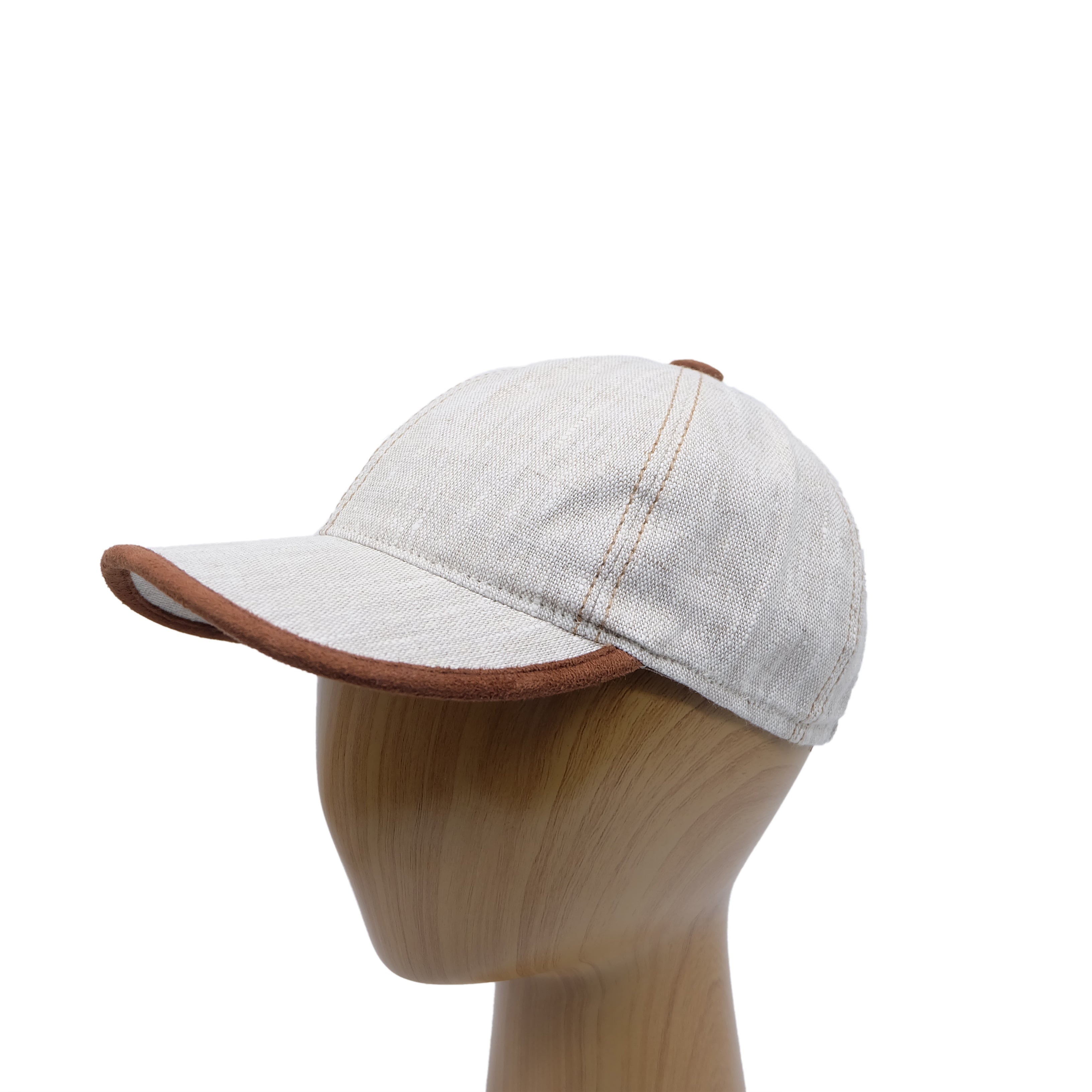 samis-basecaps-basecap-beige-leinen-verstellbar image 4
