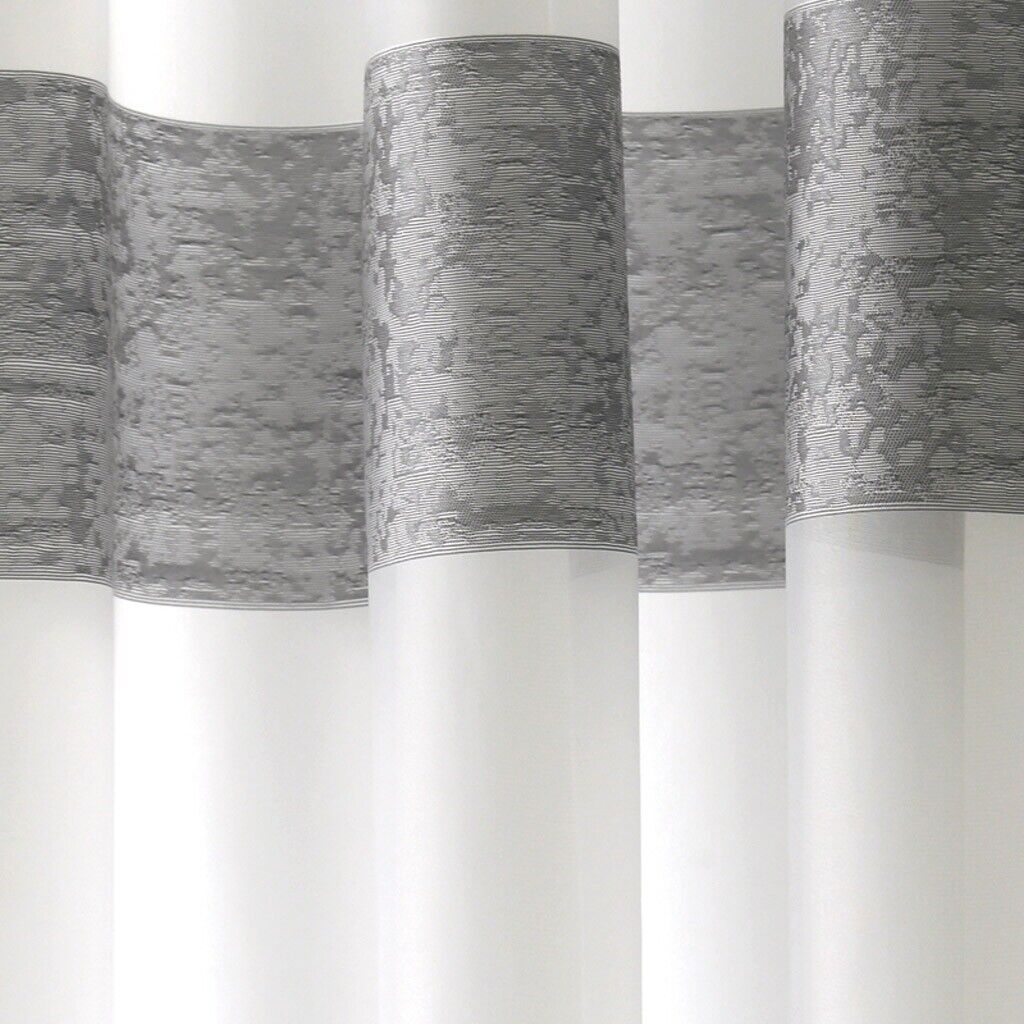 homing-gardine-vorhang-wei-grau-245x140-cm-schlaufen image 2