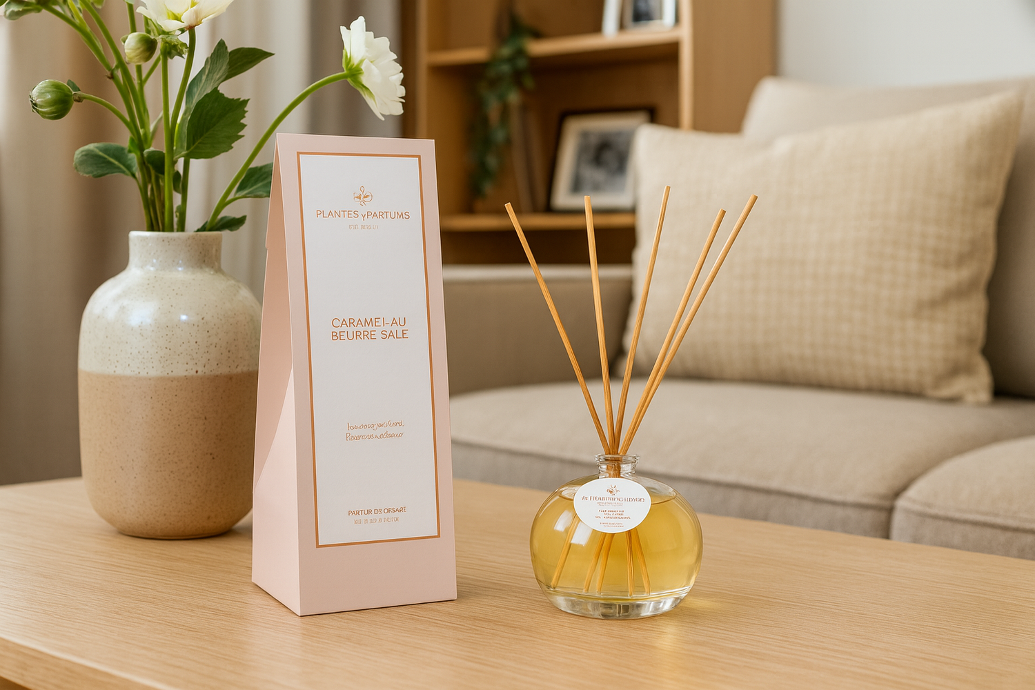 plantes-parfums-butter-caramel-reed-diffuser-100-ml image 3
