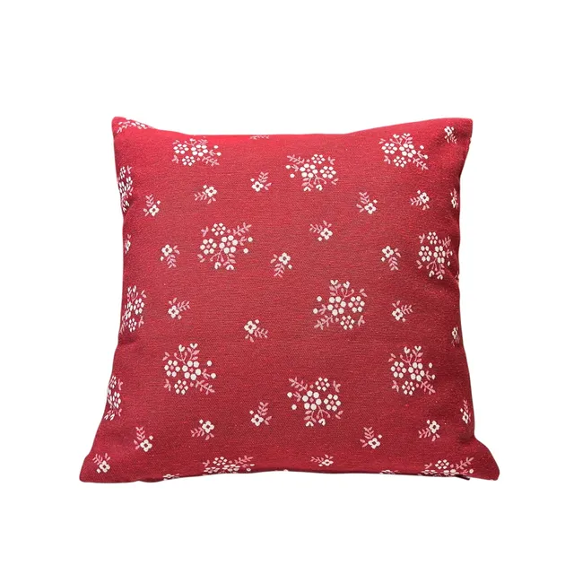hossner-kufstein-kissenh-lle-40x40-cm-rot-blumen image 1