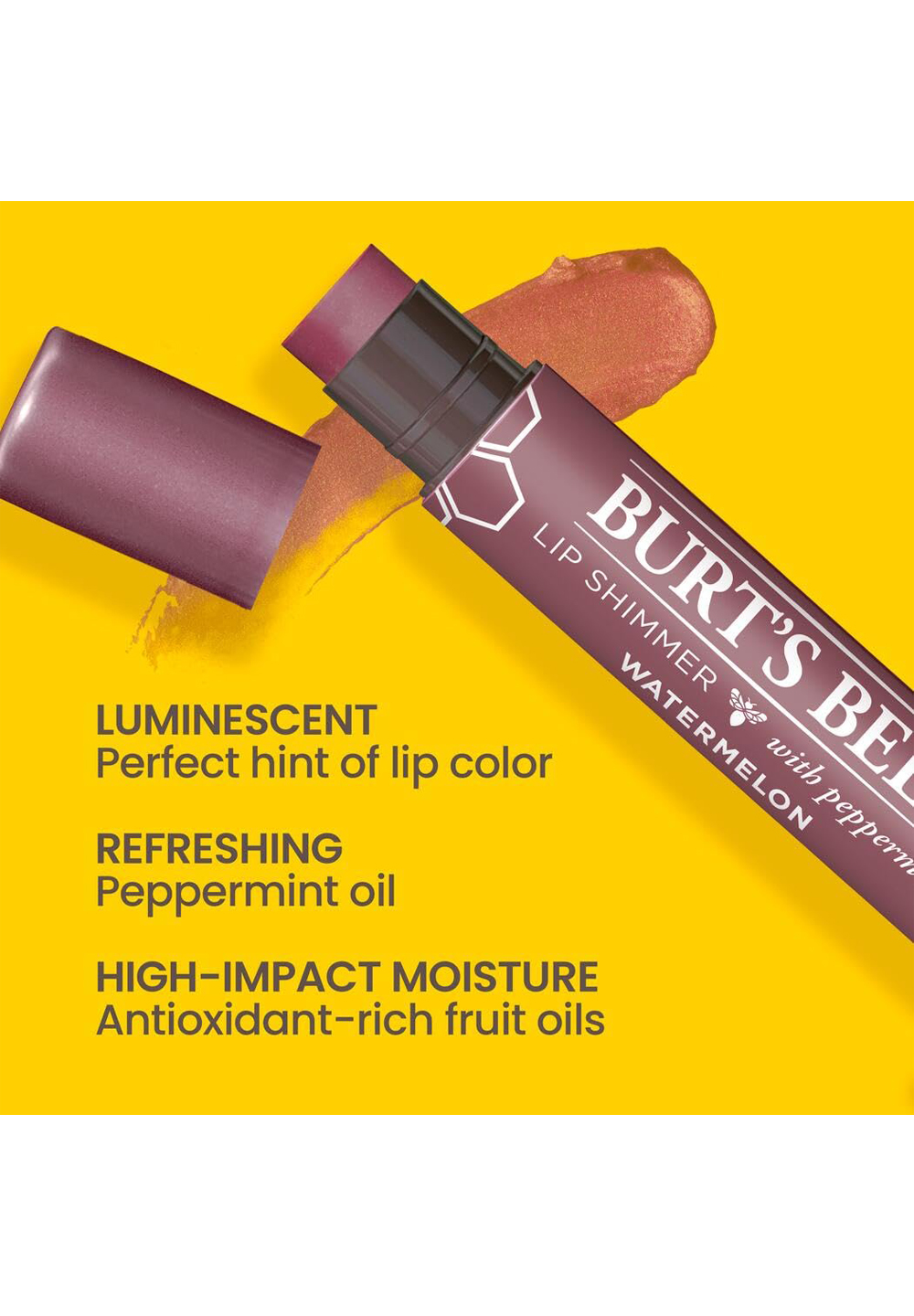 burt-s-bees-lip-shimmer-set-3-farben-pfingstrose-wassermelone image 3