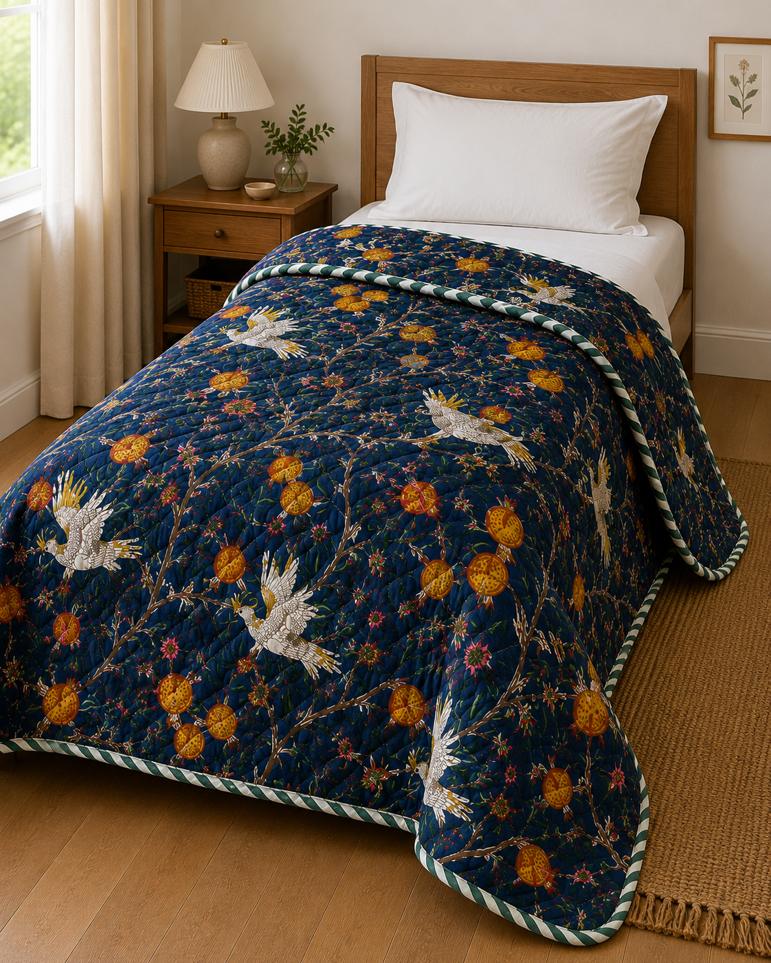 wohndecke-quilt-optik-baumwolle-140x220-cm-gesteppt-2 image 3