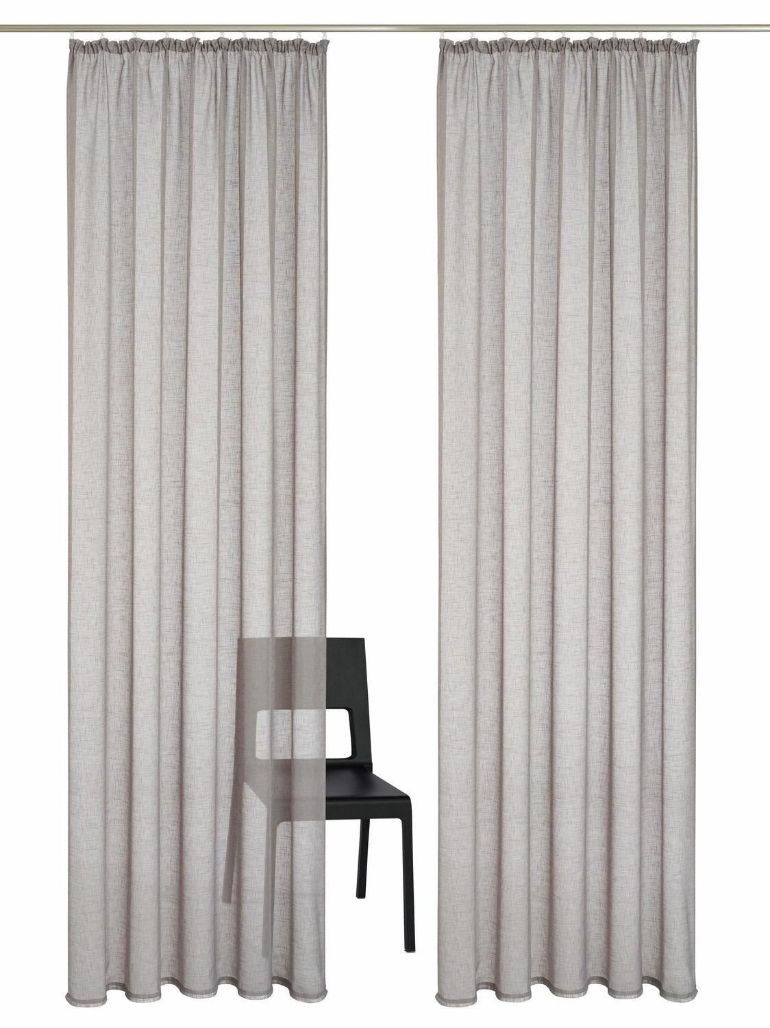 my-home-regina-gardine-grau-225x140-cm-transparent-voile image 1