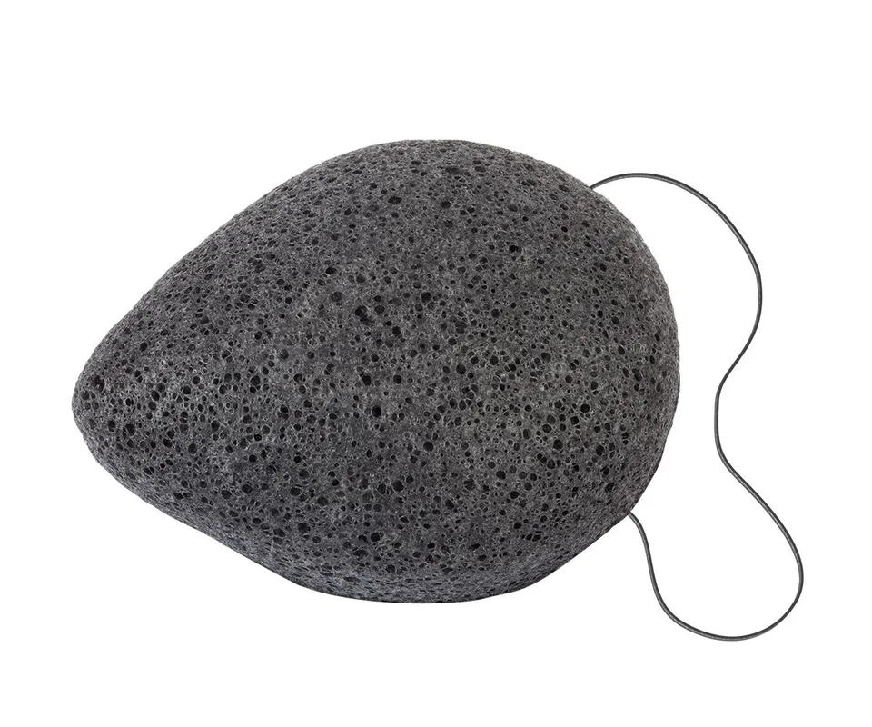 konjac-gesichtsreinigungs-schwamm-bambuskohle-schwarz-peeling image 1