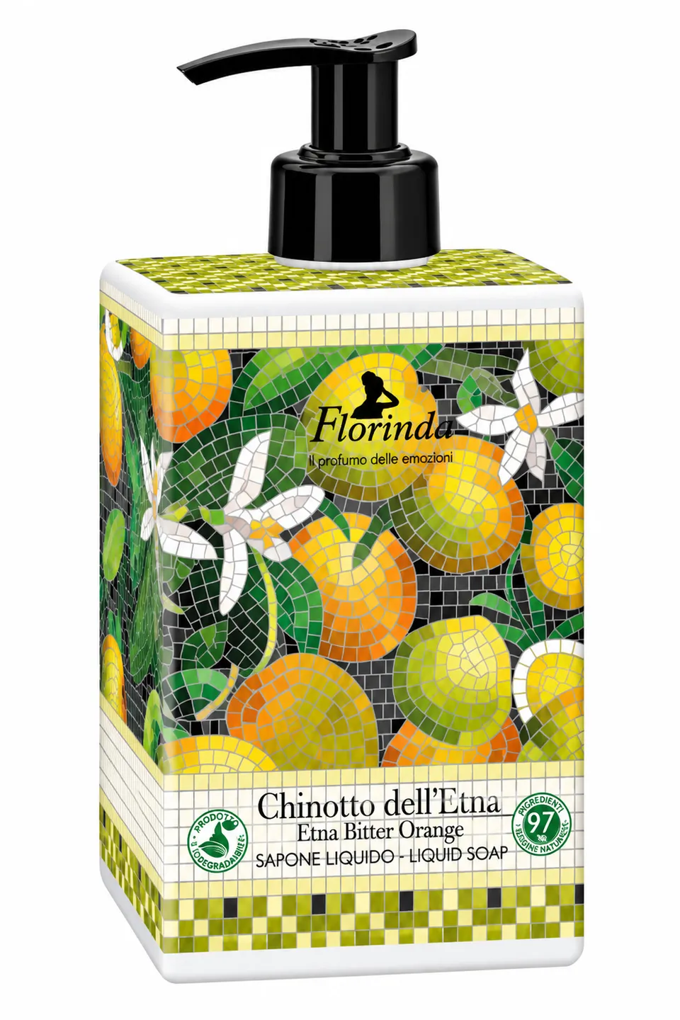 florinda-chinotto-dell-etna-fl-ssigseife-nat-rlich-pumpspender image 1